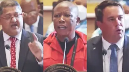 The DA, EFF, IFP and ATM have all shown contempt towards the ruling party and called for i