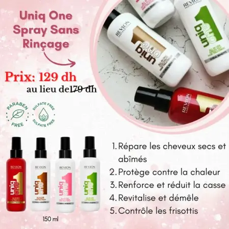 BRANDSANDBEAUTY.MA
Uniq One Spray Sans Rinage
Shop Now
 