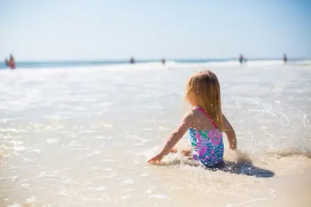 Getting your baby in the water before they are 12 months old will ensure they