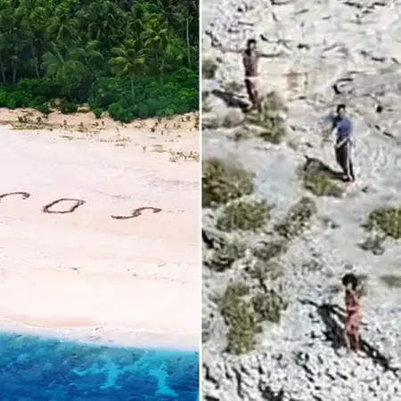 Coast Guard pilots passing over Anguilla Cay thought they had a traditional res
