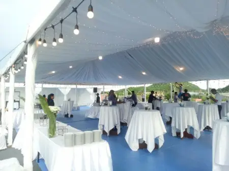 Hold a graduation party to celebrate and memory your high school life in an outdoor p