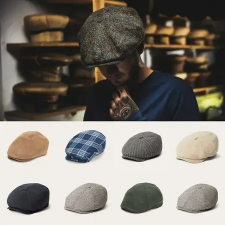 These classic wool caps have a unique look that never fails. Follow the classic.Ge