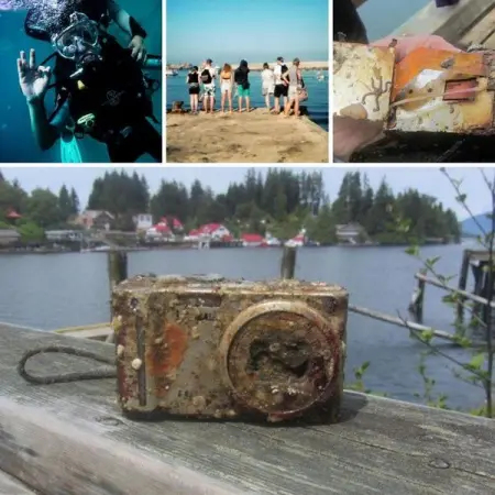 A group of students went on a routine dive in the Vancouver waters when they st