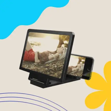 Just place your smartphone onto the placeholder stand and adjust the st