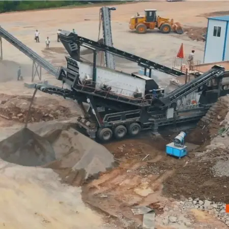 Mobile Crushing Plant is Large Capacity, High Efficiency, Medium and Fine Strength Cr