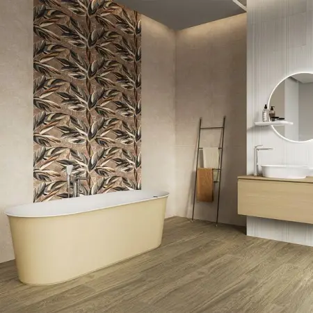 Accent walls have always been a popular option for a focal point. Use a bold pattern like 