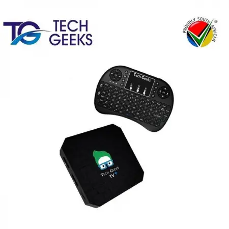 TECHGEEKS.CO.ZA
Android tv Box  Keyboard with DSTV Now
Was R599 now R549
Shop No
