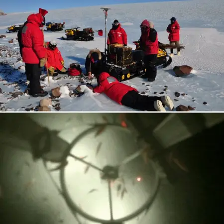 Deep beneath the Ross Ice Shelf, scientists have stumbled upon a strange sigh