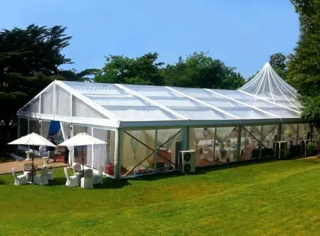 We offer premium party tents with different styles such as A-shape tent, arc