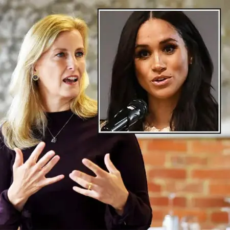Unofficially appointed as Meghan Markles royal mentor, Sophie, Countess of Wessex, recently