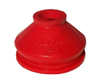 We now have the capability to produce great looking ball joint dust covers in 4 