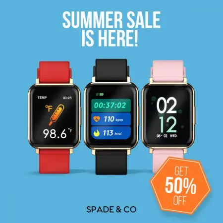  SUMMER SALE IS HERE 
GET 50 OFF AND MORE ON THE HEALTH SMARTWATCH 2 


This sma