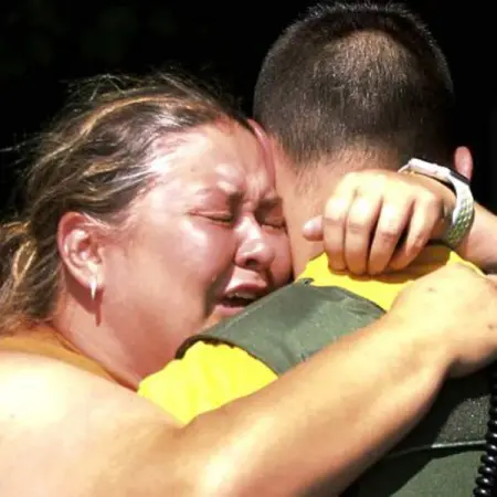 Une bonne centaine de personnes ont tent de retrouver le jeune Austin Bohanan 