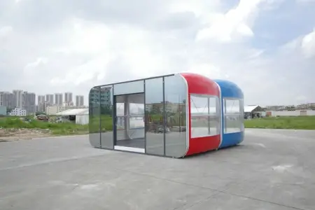 Modular Capsule House is a new choice to be your showroom  exhibition v