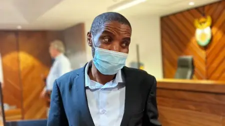 Alleged parliament fire starter, Zandile Mafe, testified in his bail he