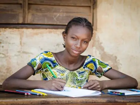 Enelesi was about to drop out of school as her parents struggled to afford food and