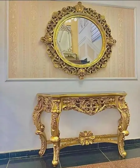 FEW MORE SETS TO GO

Another available Golden console set
Wooden top on 