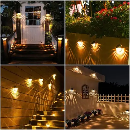  Ideal for garden, driveway, fence, or tree
 Automated onoff lighting
 Works all yea