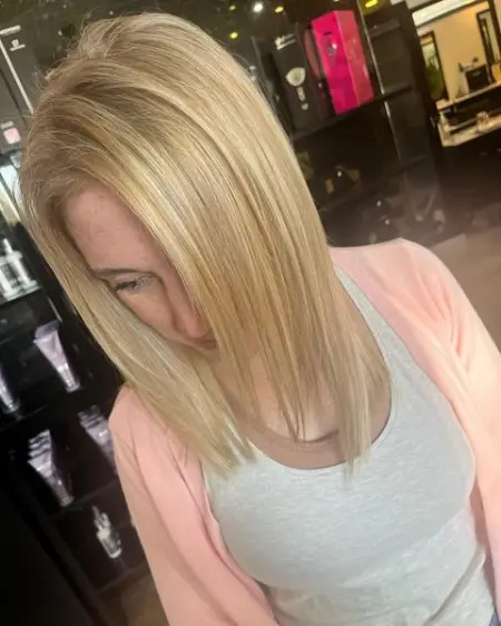 Buttery Blonde Lob by Pasquale Premier Stylist marindamills_pasqualehair Phone  011 391 31