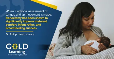 Join us with Dr. Philip Hand, BDS MSc at GOLD Learning Tongue-Tie Online Symposium 202