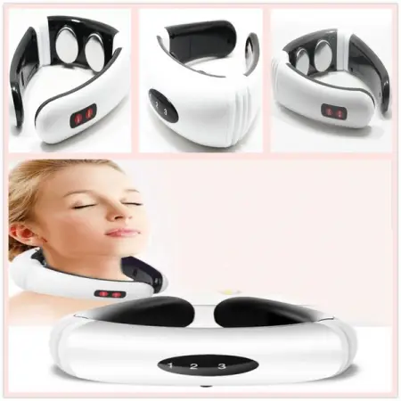 The best neck massage ever. Uses micro current technology to penetrate deep into the