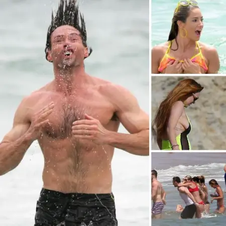 The beach is a wonderful place to unwind, but if youre a celebrity, thats som