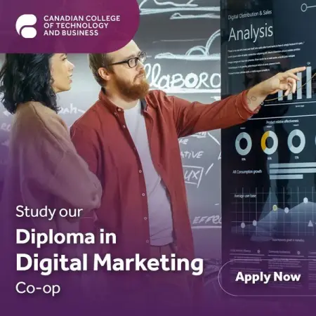 CCTBs 1-year diploma provides the marketing principles needed for a successful career. Get