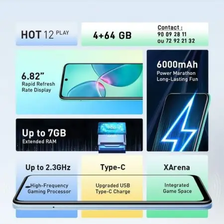 Puissance, performance et style pour rpondre  vos besoins quotidiens de smartphone .

