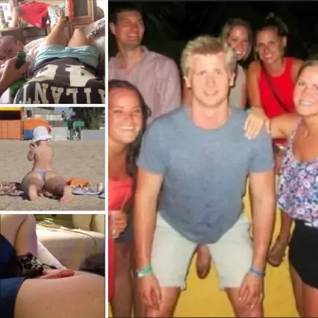 Estas personas intentaron tomar una foto normal pero los resultados no fueron los