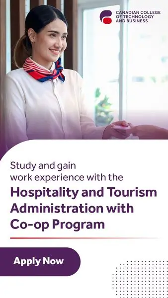 Start your career in a growing fast-paced industry. Gain work experience in the Hospitality 