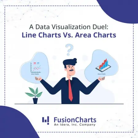 Do you know that area charts and line charts  have a lot in common and work well with ti