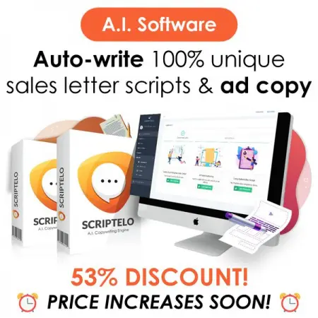 53 Off  ONE-Time Price  No monthly fees!
NO writing or sales experience needed
 httpsscrip